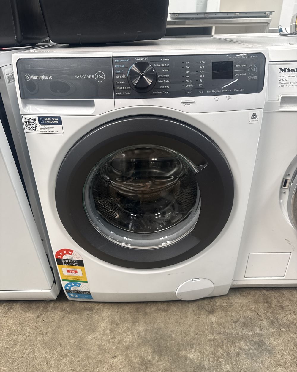 Westinghouse 9kg inverter washing machine